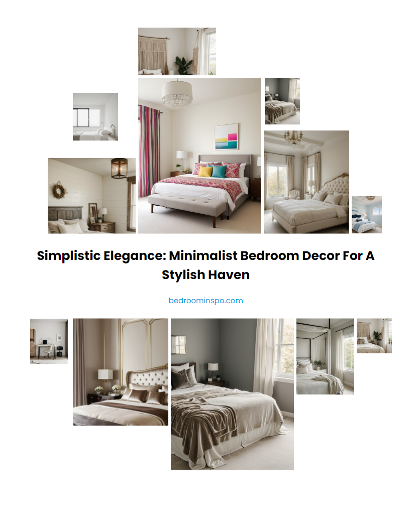 Simplistic Elegance: Minimalist Bedroom Decor for a Stylish Haven