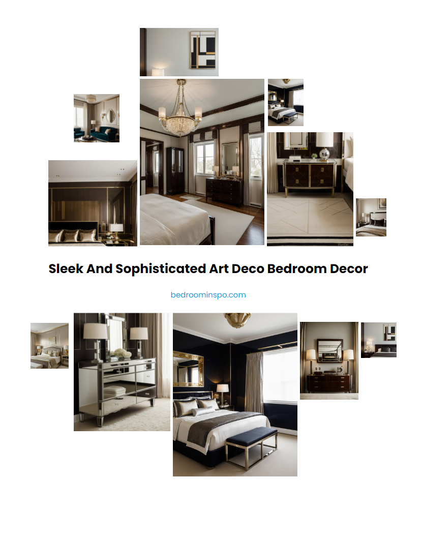 Sleek and Sophisticated Art Deco Bedroom Decor