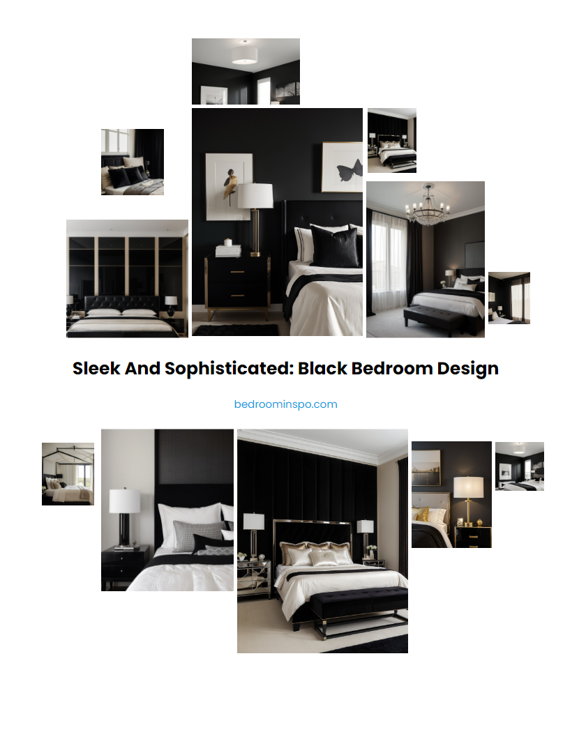 Sleek and Sophisticated: Black Bedroom Design