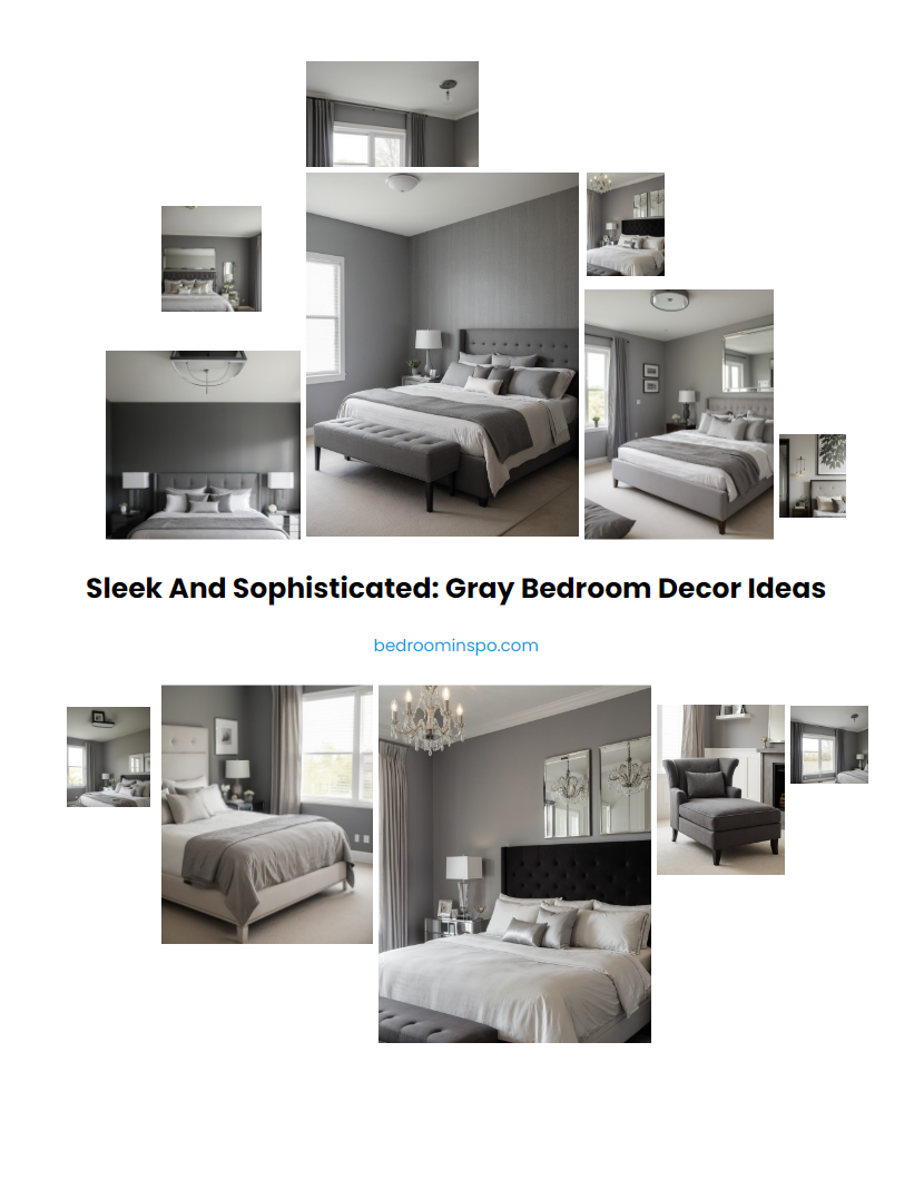 Sleek and Sophisticated: Gray Bedroom Decor Ideas