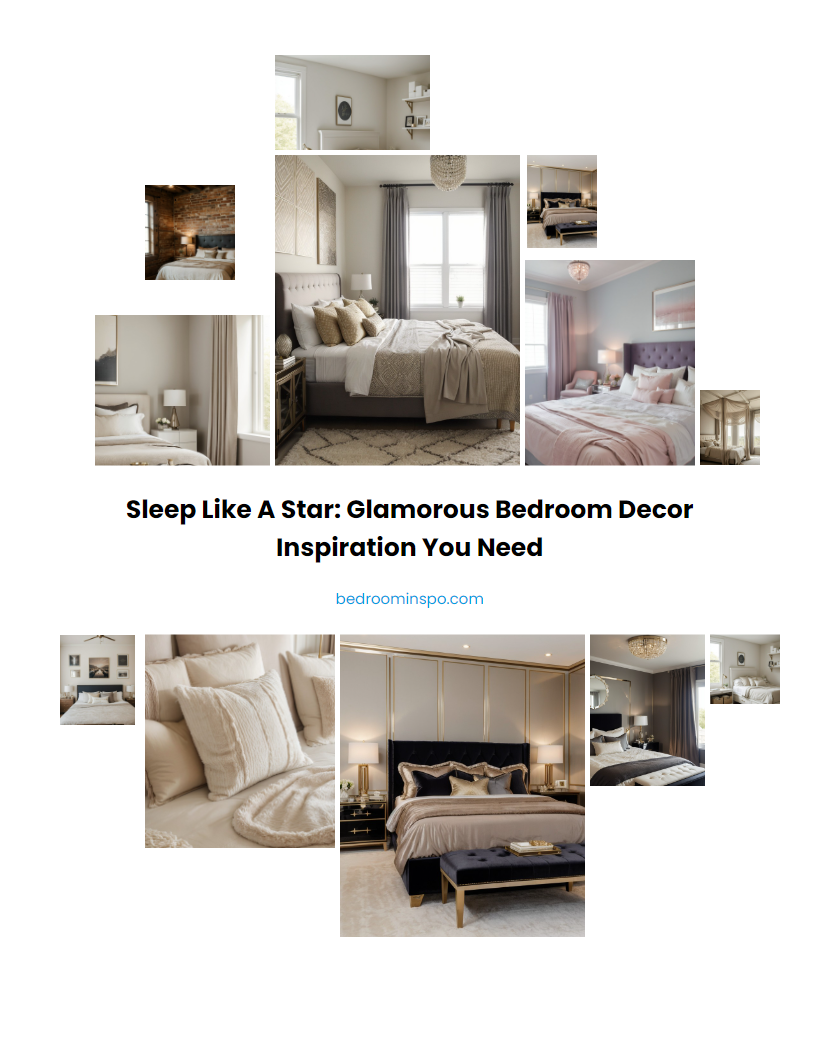 Sleep Like a Star: Glamorous Bedroom Decor Inspiration You Need