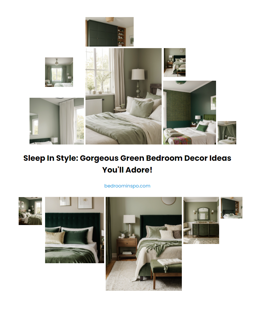 Sleep in Style: Gorgeous Green Bedroom Decor Ideas You'll Adore!