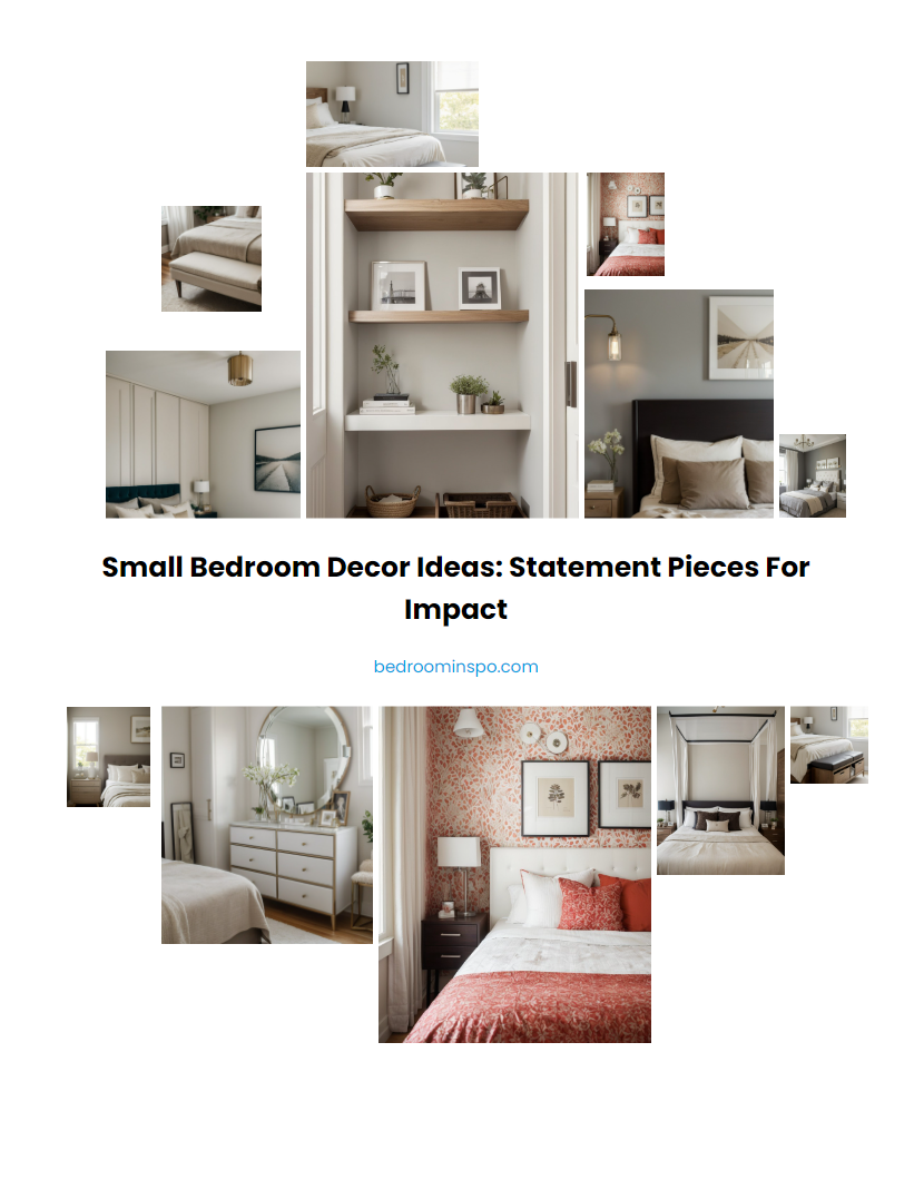 Small Bedroom Decor Ideas: Statement Pieces for Impact