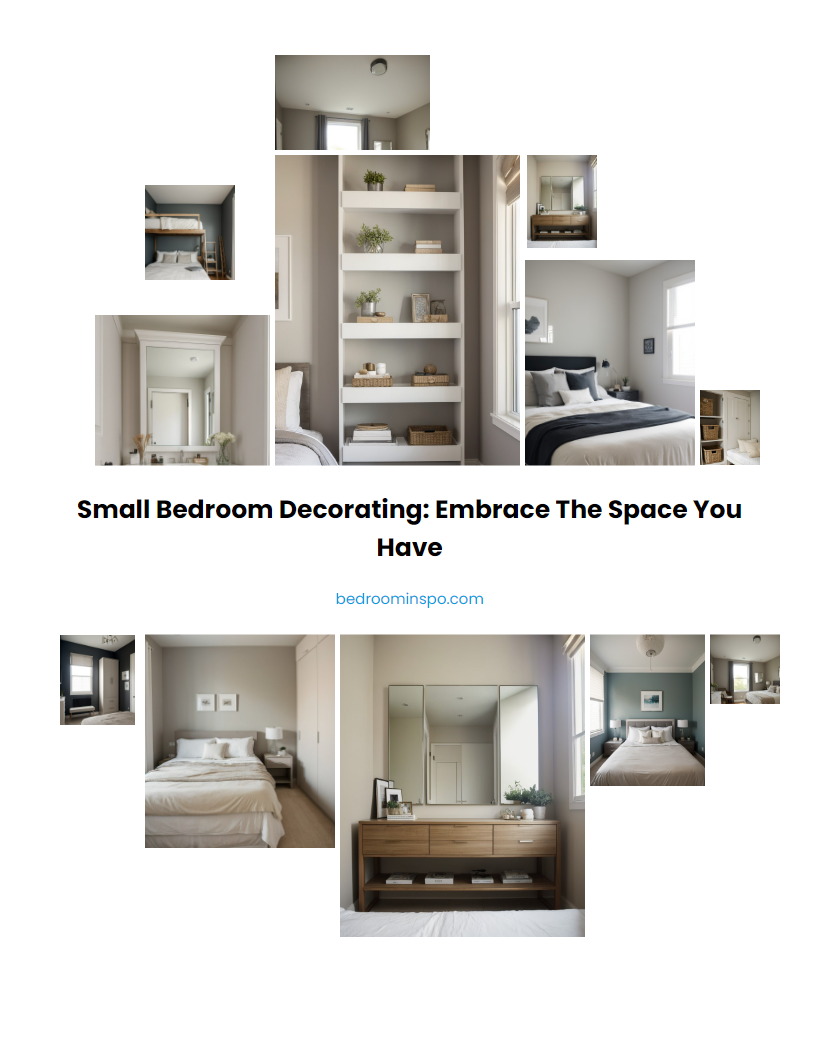 Small Bedroom Decorating: Embrace the Space You Have