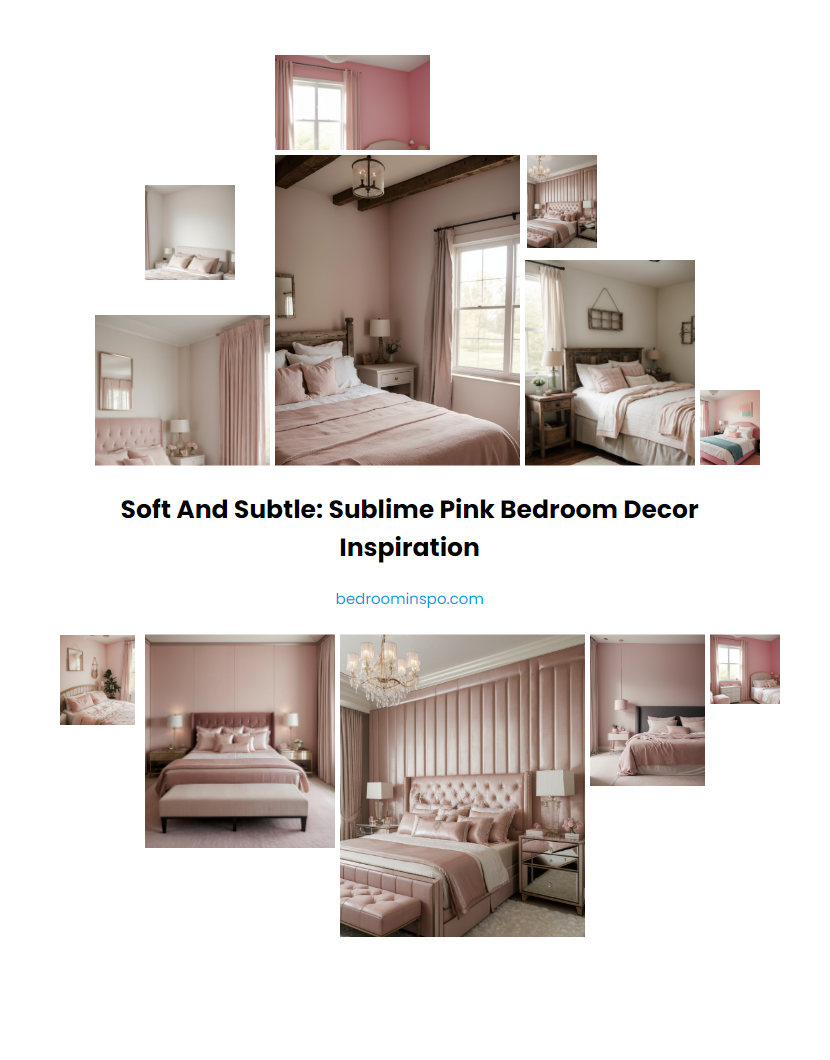 Soft and Subtle: Sublime Pink Bedroom Decor Inspiration