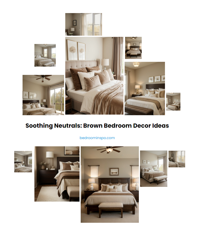 Soothing Neutrals: Brown Bedroom Decor Ideas