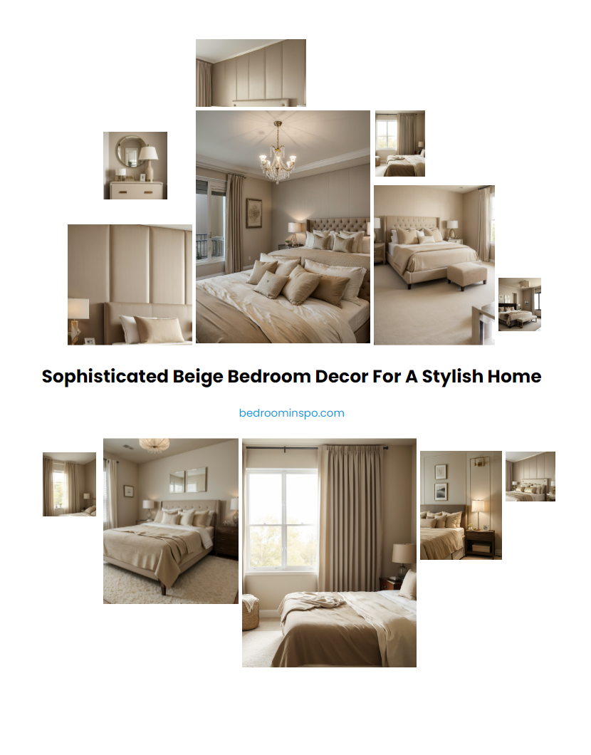 Sophisticated Beige Bedroom Decor for a Stylish Home