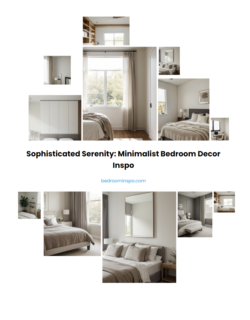 Sophisticated Serenity: Minimalist Bedroom Decor Inspo