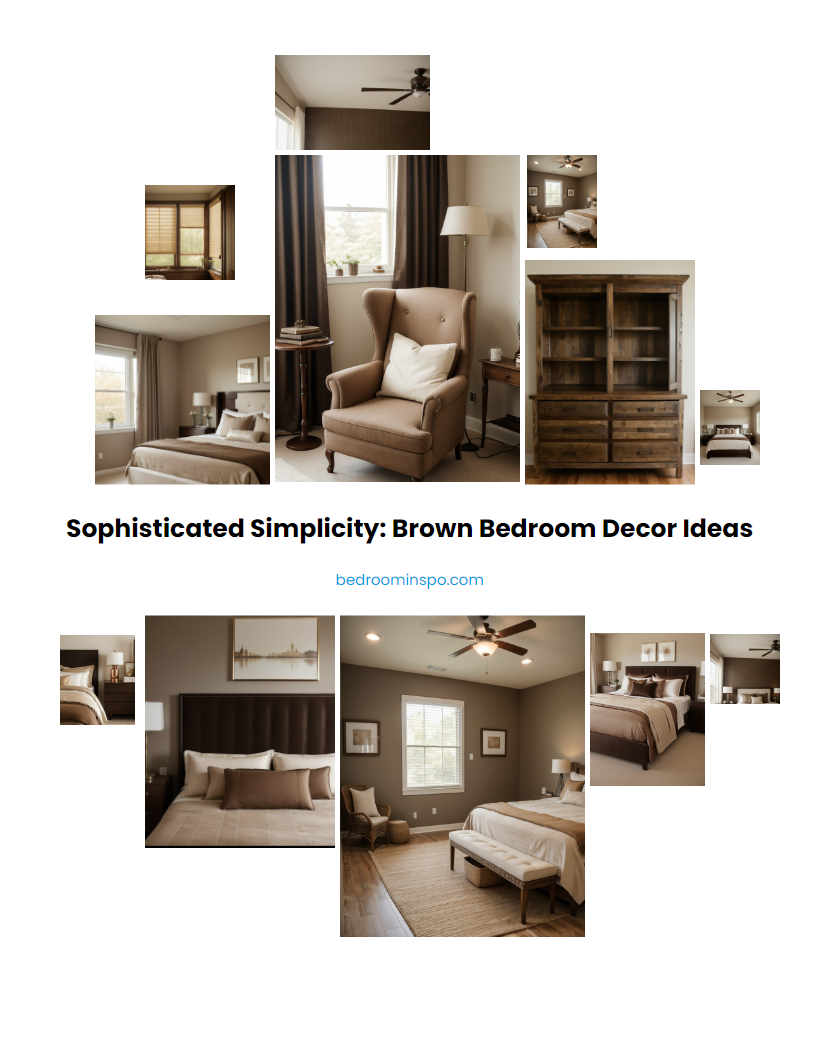 Sophisticated Simplicity: Brown Bedroom Decor Ideas