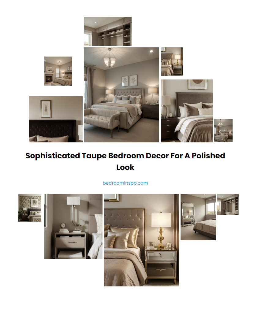 Sophisticated Taupe Bedroom Decor for a Polished Look