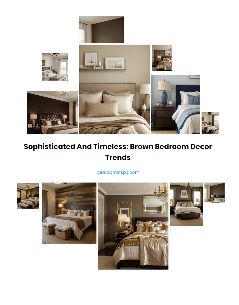 Sophisticated and Timeless: Brown Bedroom Decor Trends