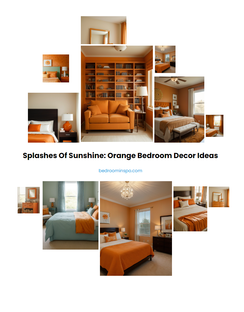 Splashes of Sunshine: Orange Bedroom Decor Ideas