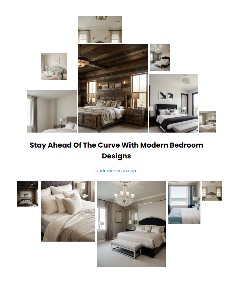 Stay Ahead of the Curve with Modern Bedroom Designs