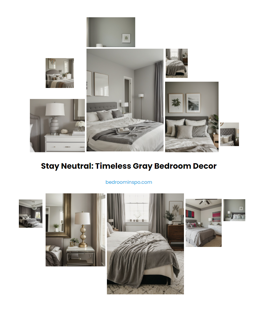 Stay Neutral: Timeless Gray Bedroom Decor