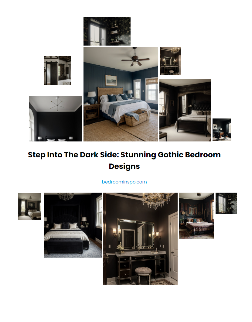 Step into the Dark Side: Stunning Gothic Bedroom Designs