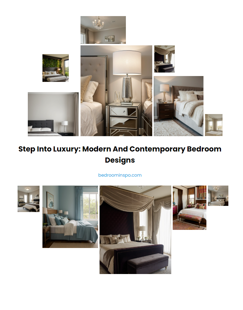 Step into Luxury: Modern and Contemporary Bedroom Designs