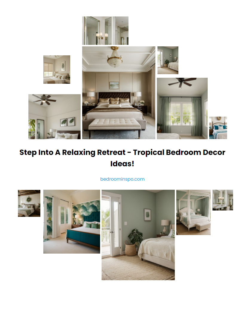 Step into a Relaxing Retreat - Tropical Bedroom Decor Ideas!