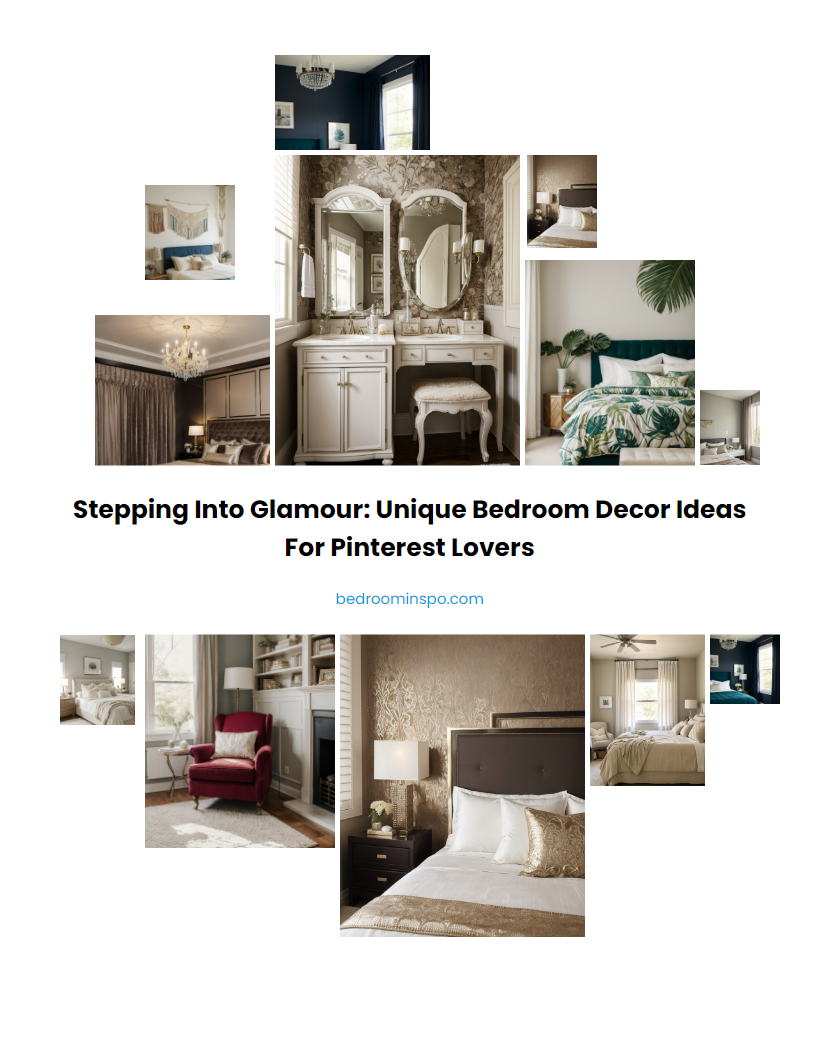 Stepping into Glamour: Unique Bedroom Decor Ideas for Pinterest Lovers