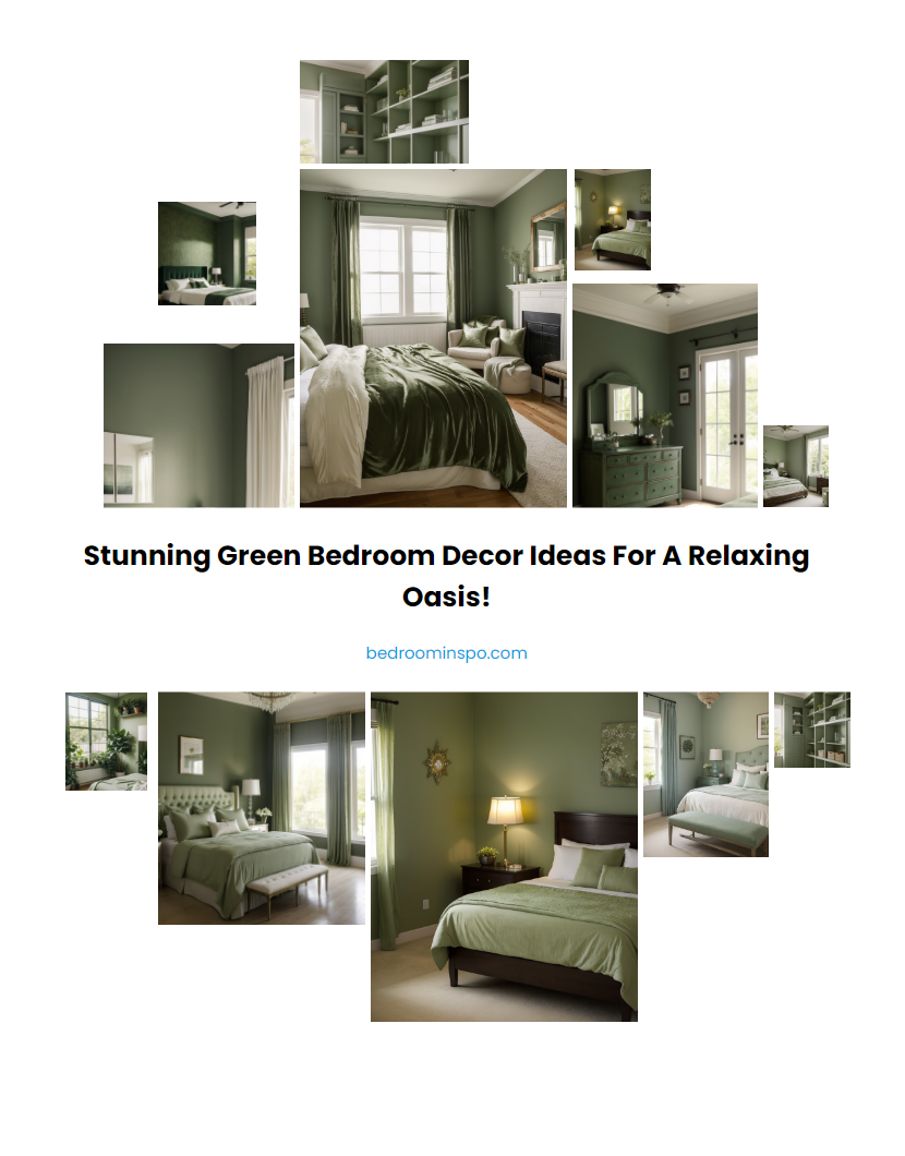 Stunning Green Bedroom Decor Ideas for a Relaxing Oasis!