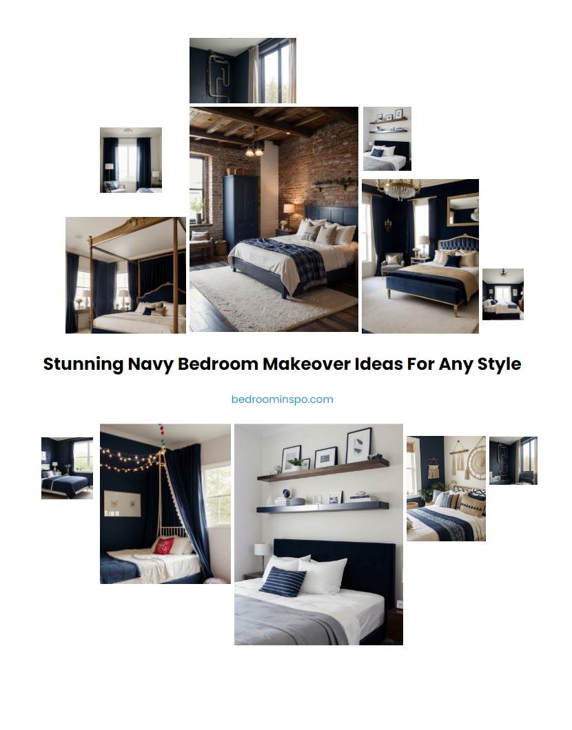 Stunning Navy Bedroom Makeover Ideas for Any Style