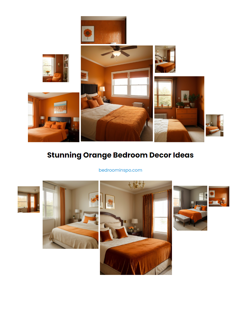 Stunning Orange Bedroom Decor Ideas