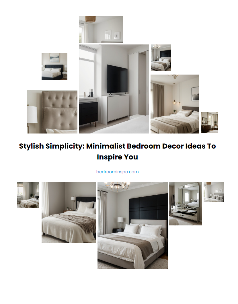 Stylish Simplicity: Minimalist Bedroom Decor Ideas to Inspire You