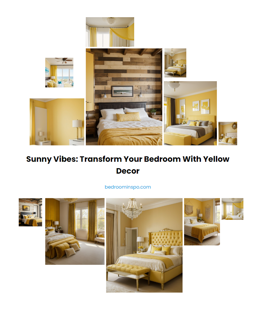 Sunny vibes: Transform your bedroom with yellow decor