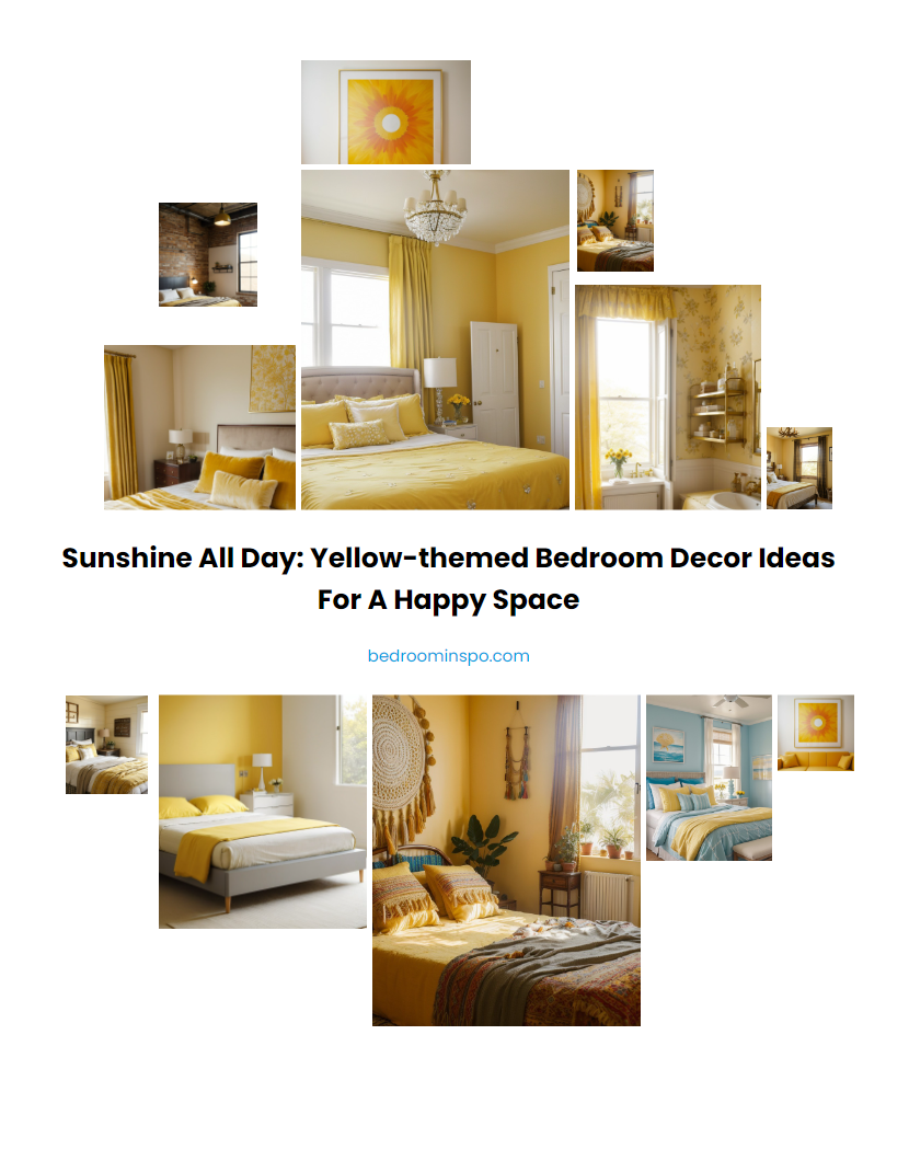 Sunshine all day: Yellow-themed bedroom decor ideas for a happy space