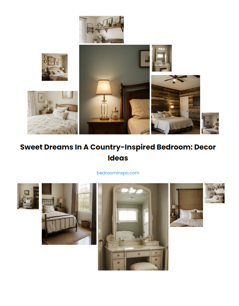 Sweet Dreams in a Country-Inspired Bedroom: Decor Ideas