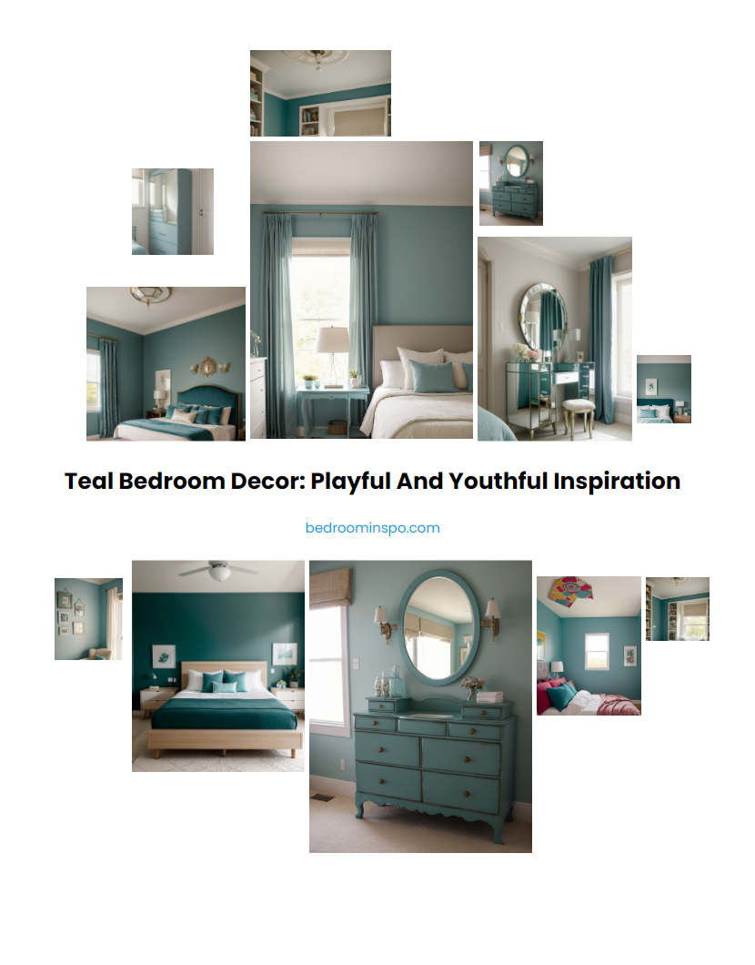 Teal Bedroom Decor: Playful and Youthful Inspiration