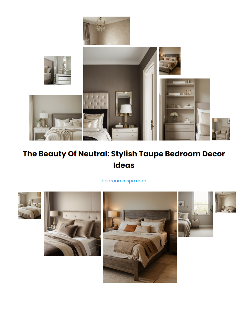 The Beauty of Neutral: Stylish Taupe Bedroom Decor Ideas