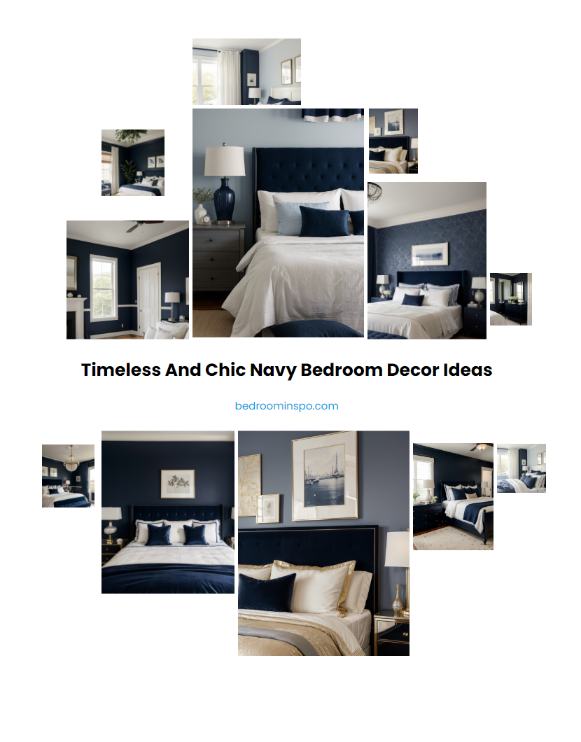 Timeless and Chic Navy Bedroom Decor Ideas