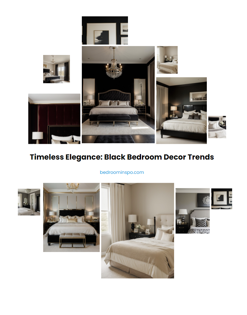 Timeless Elegance: Black Bedroom Decor Trends