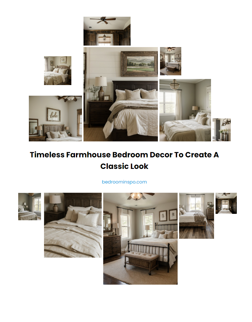 Timeless Farmhouse Bedroom Decor to Create a Classic Look