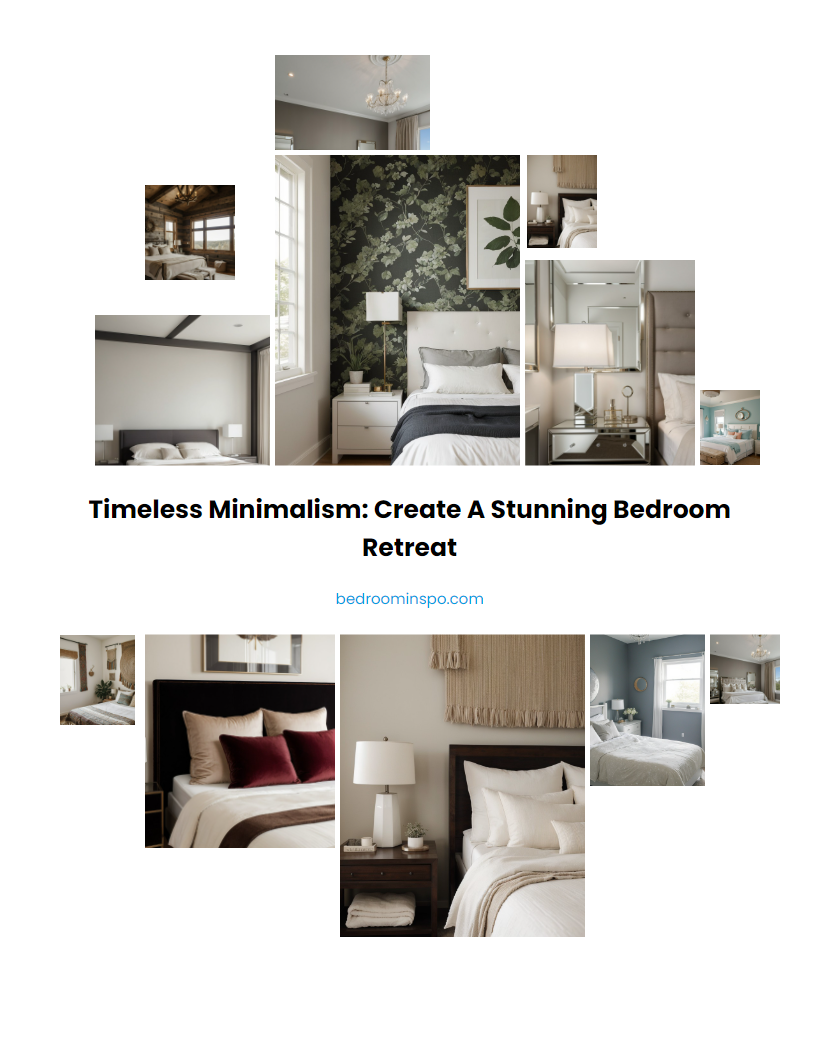 Timeless Minimalism: Create a Stunning Bedroom Retreat