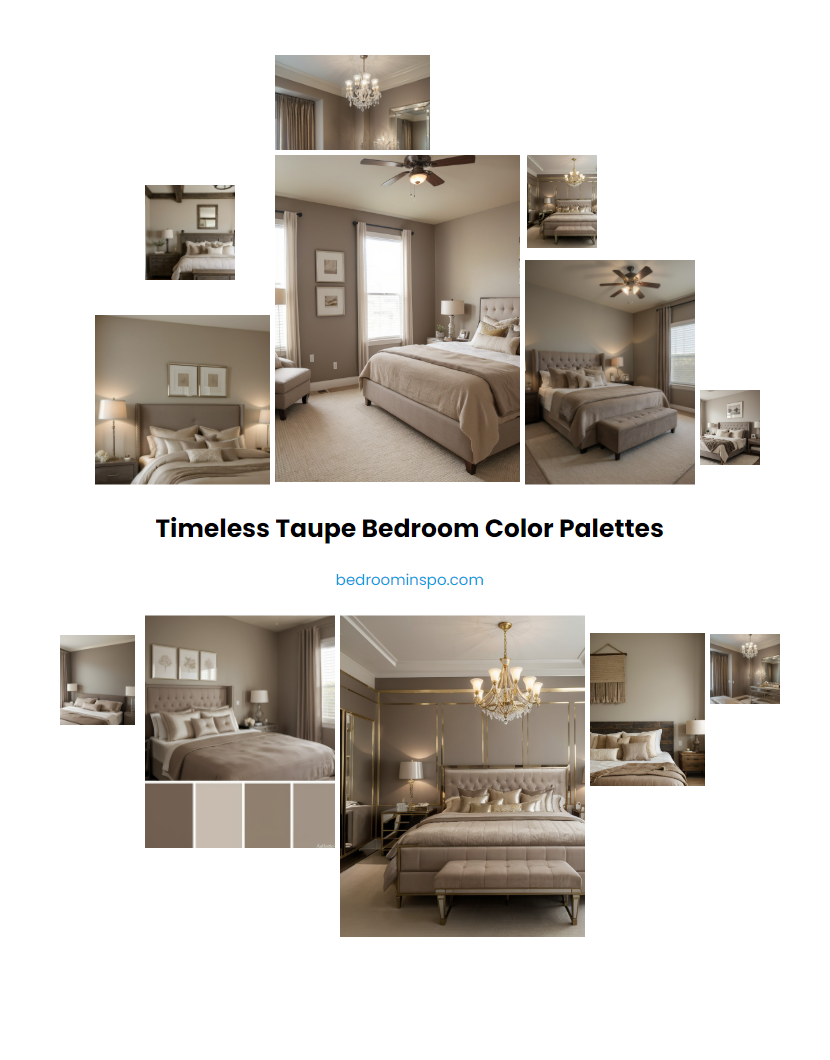 Timeless Taupe Bedroom Color Palettes