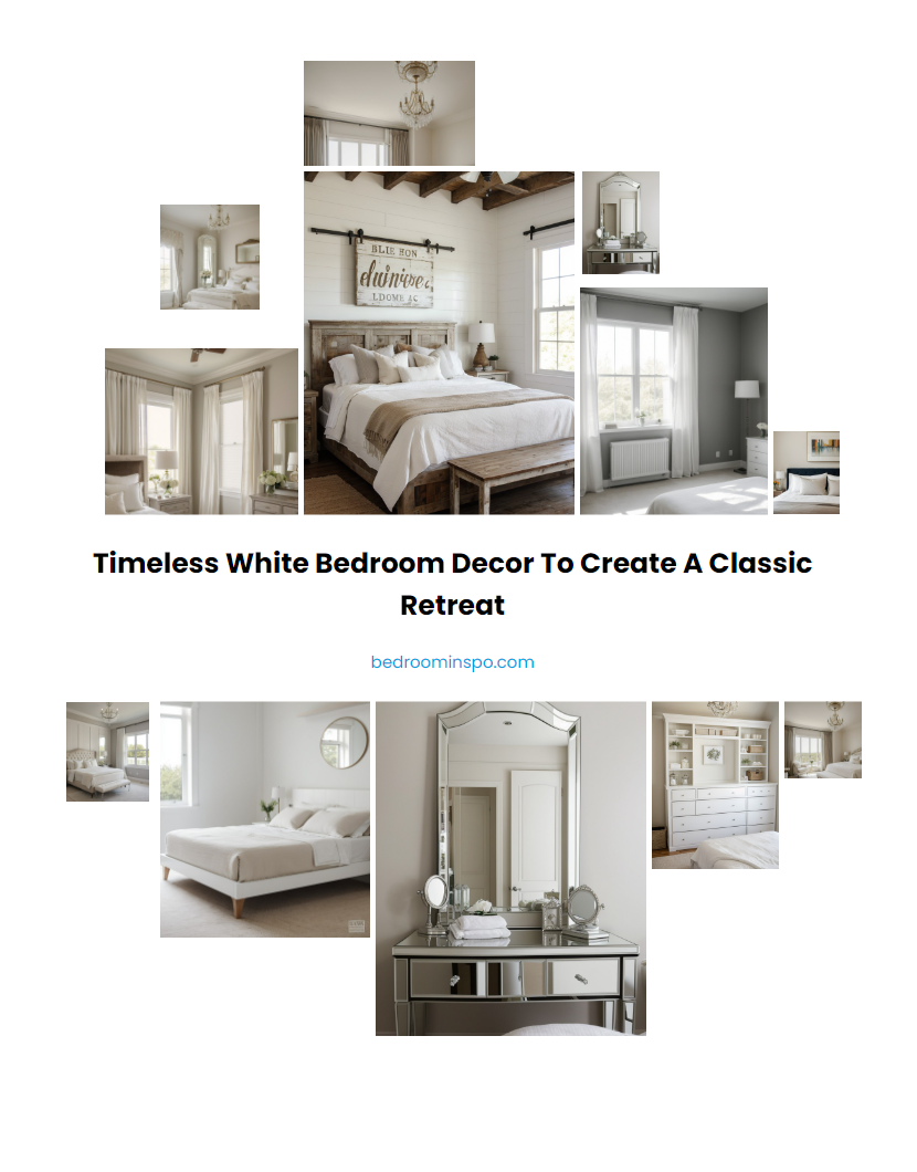 Timeless White Bedroom Decor to Create a Classic Retreat