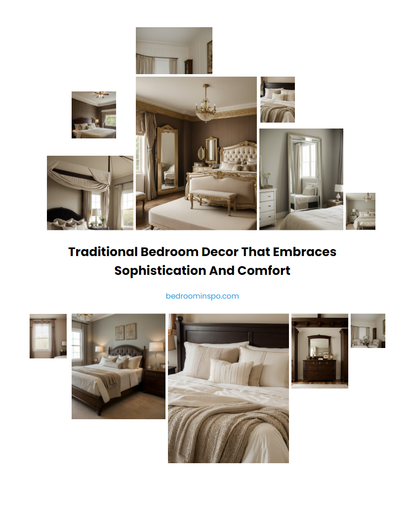 Traditional Bedroom Decor that Embraces Sophistication and Comfort