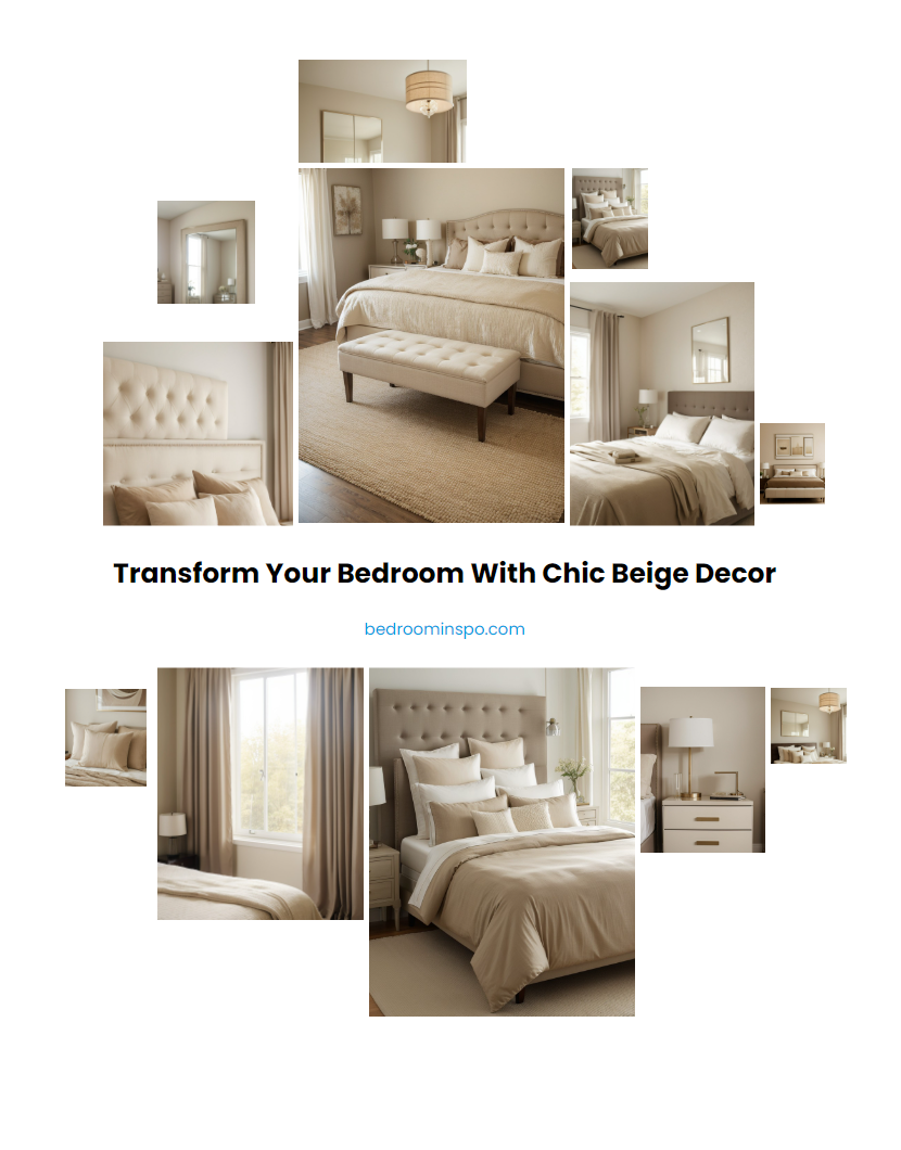 Transform Your Bedroom with Chic Beige Decor