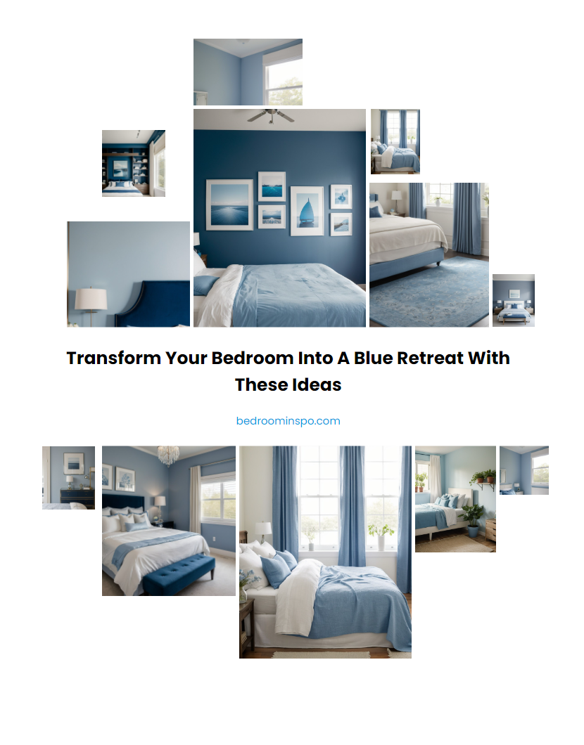 Transform Your Bedroom into a Blue Retreat with These Ideas