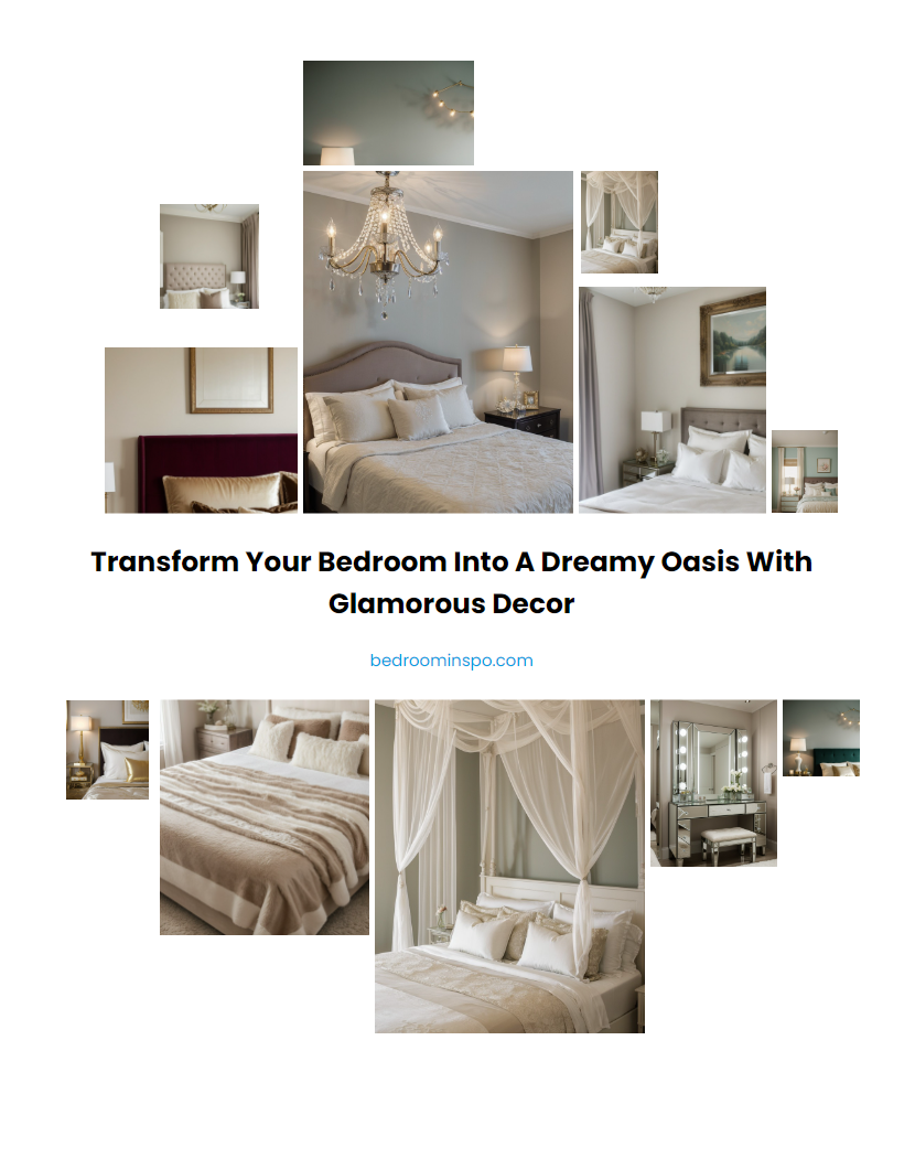 Transform Your Bedroom into a Dreamy Oasis with Glamorous Decor