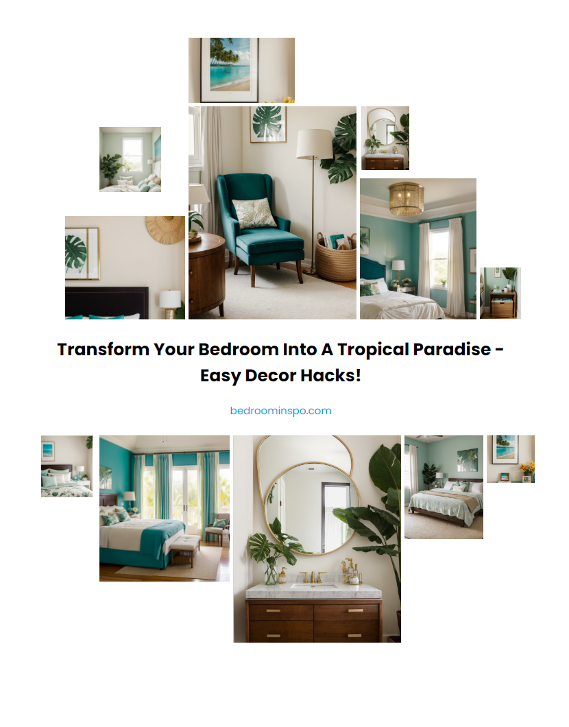 Transform Your Bedroom into a Tropical Paradise - Easy Decor Hacks!