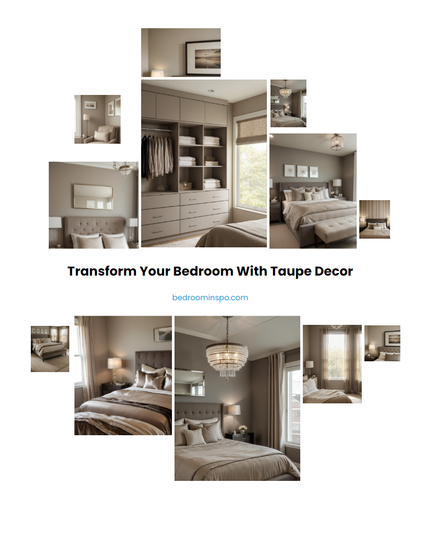 Transform Your Bedroom with Taupe Decor