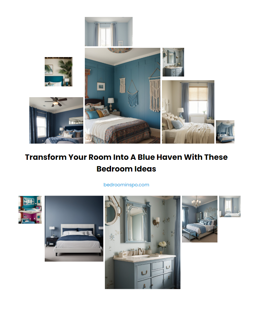 Transform Your Room into a Blue Haven with These Bedroom Ideas