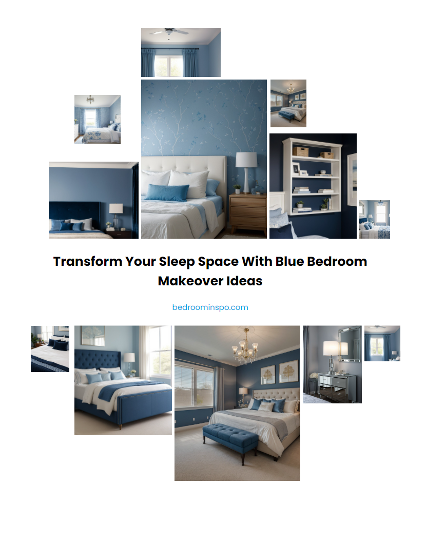 Transform Your Sleep Space with Blue Bedroom Makeover Ideas