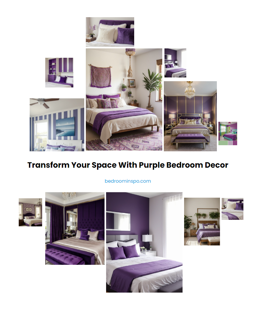 Transform Your Space with Purple Bedroom Decor