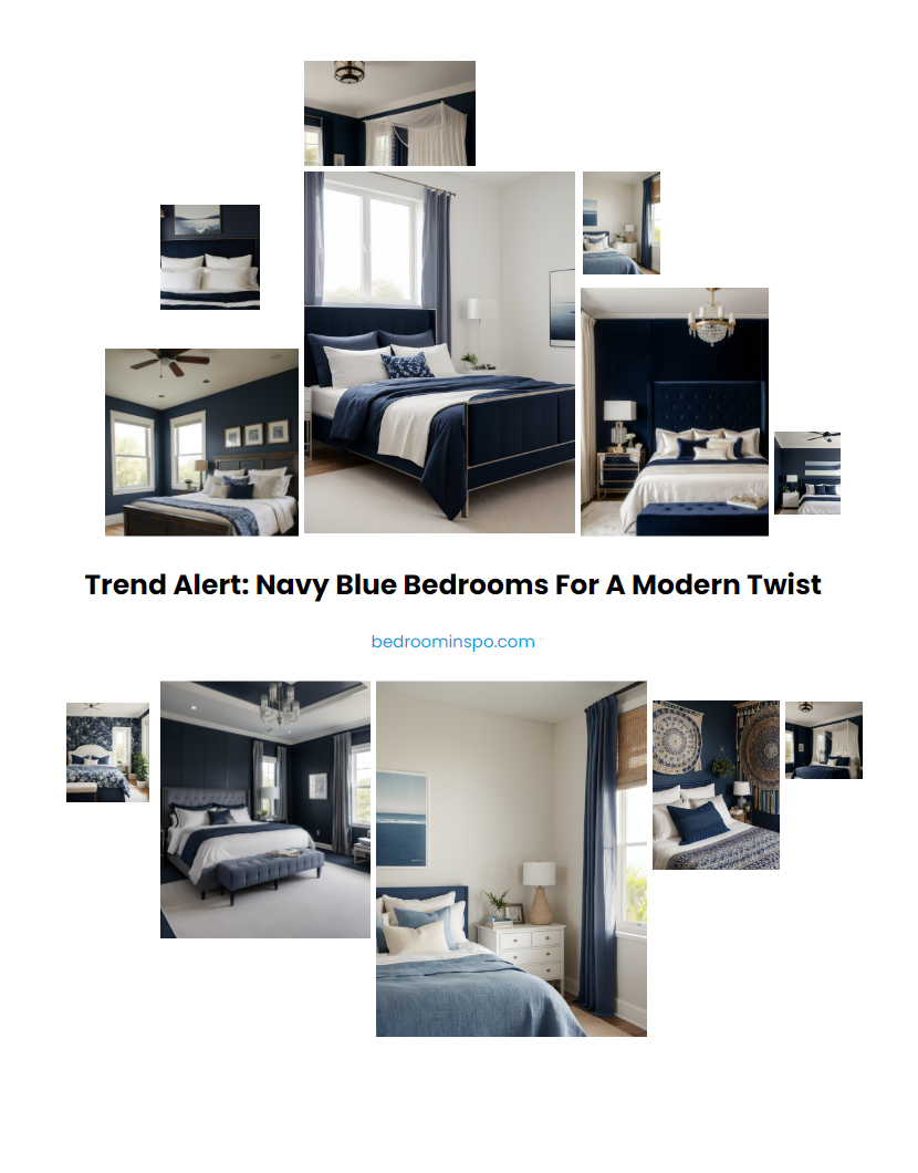 Trend Alert: Navy Blue Bedrooms for a Modern Twist