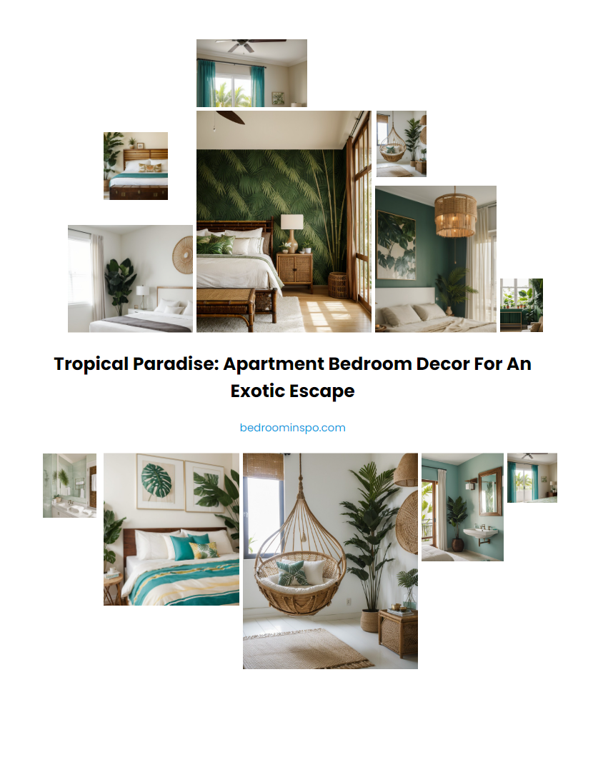 Tropical Paradise: Apartment Bedroom Decor for an Exotic Escape