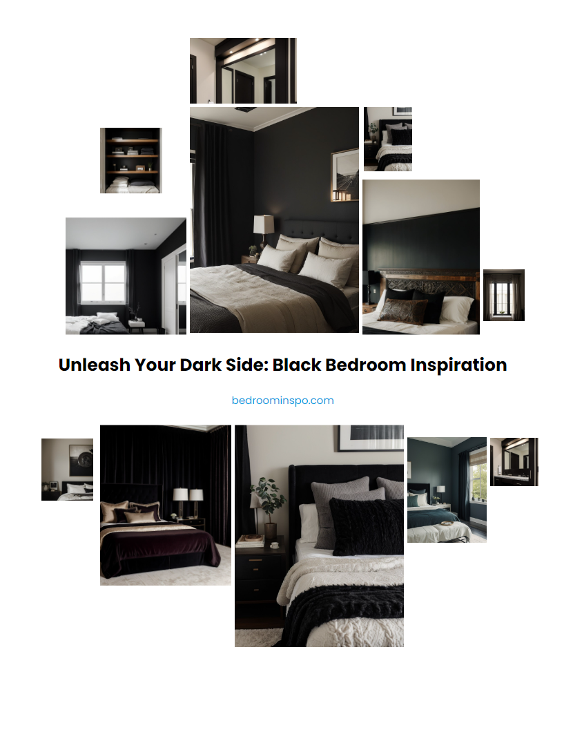 Unleash Your Dark Side: Black Bedroom Inspiration