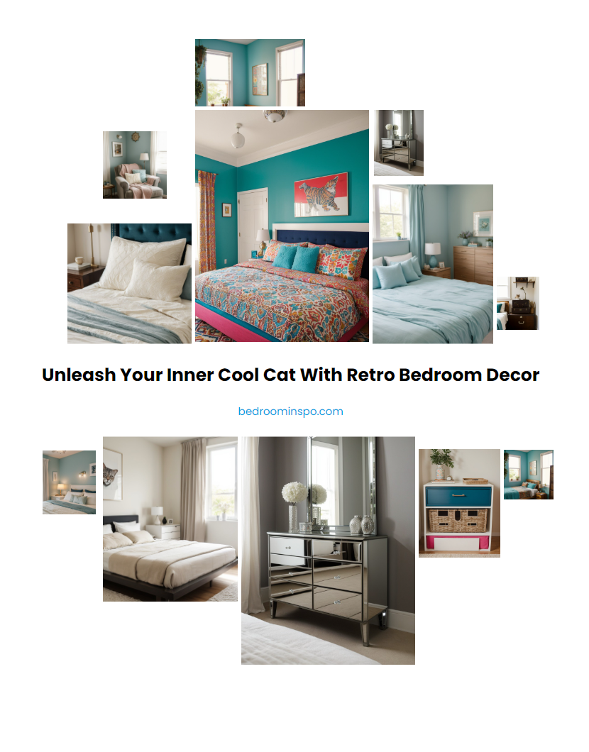 Unleash Your Inner Cool Cat with Retro Bedroom Decor